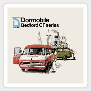 BEDFORD DORMOBILE - advert Sticker